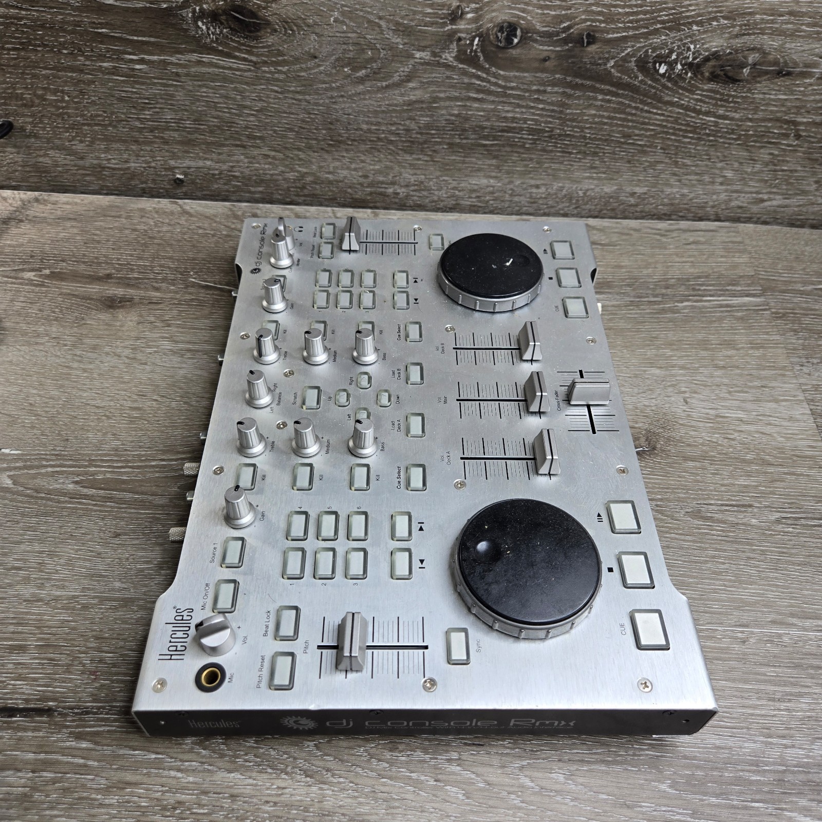 Hercules DJ Console RMX DJ Controller 4-In/4-Out USB Audio Interface w/ Carrying
