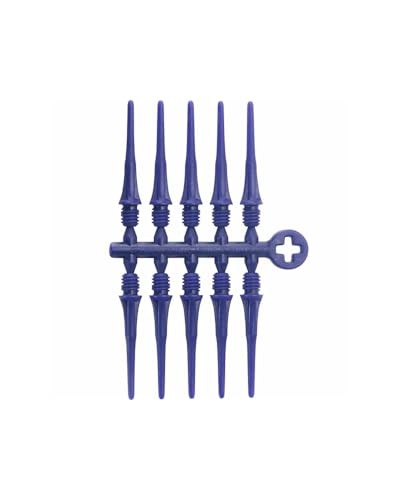 Fit Point Plus Soft Tip Dart Points 50 Pack Durable 2BA with Tool System