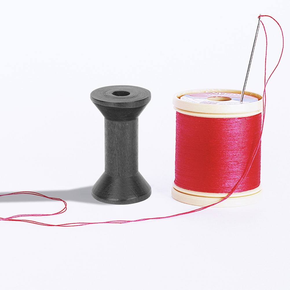 15 Pcs Knitting Yarn Holder Empty Thread Spool Wood Ribbon Spools