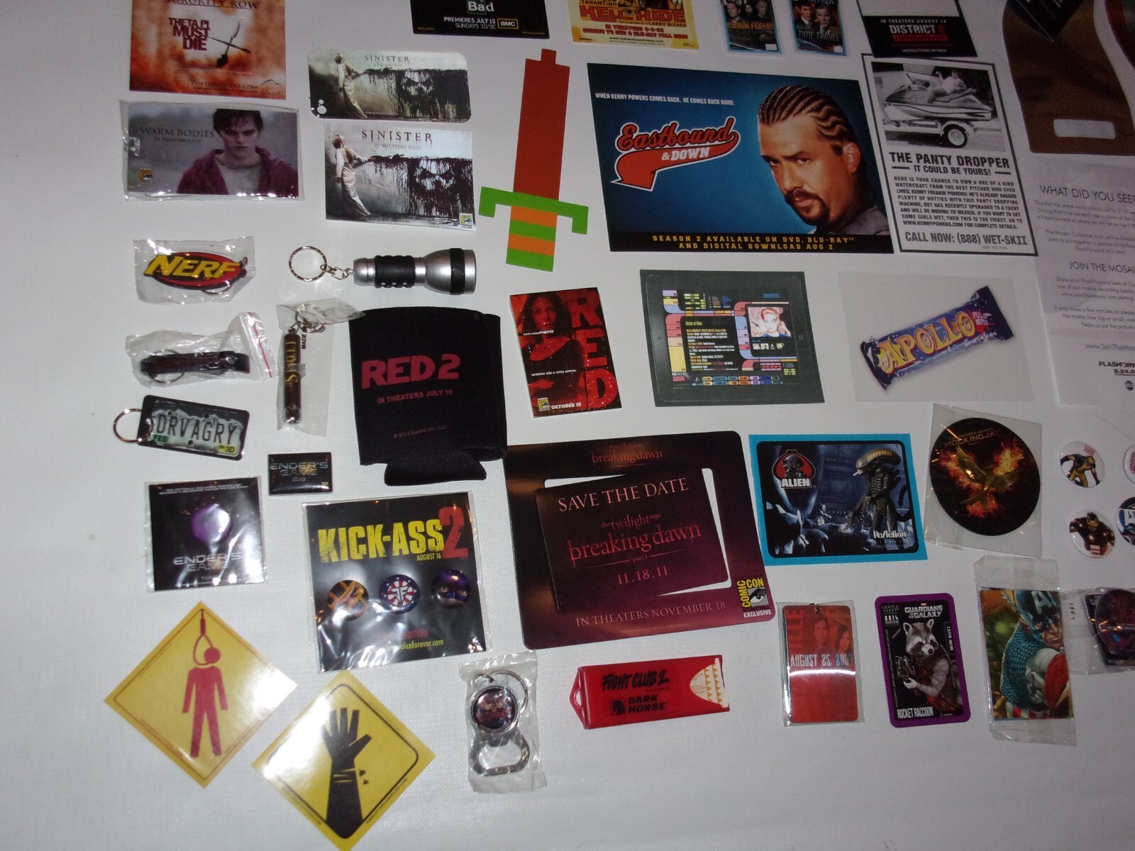 SDCC Huge PROMO LOT Pins Cards Keychains Con EXCLUSIVES