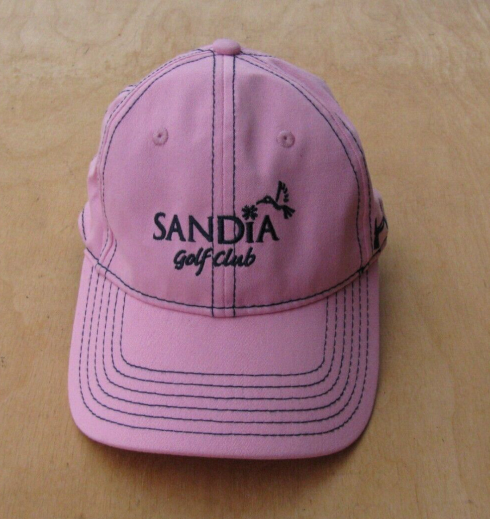 WOMENS PINK UNDER ARMOUR HAT CAP SANDIA GOLF CLUB  NEW NWT