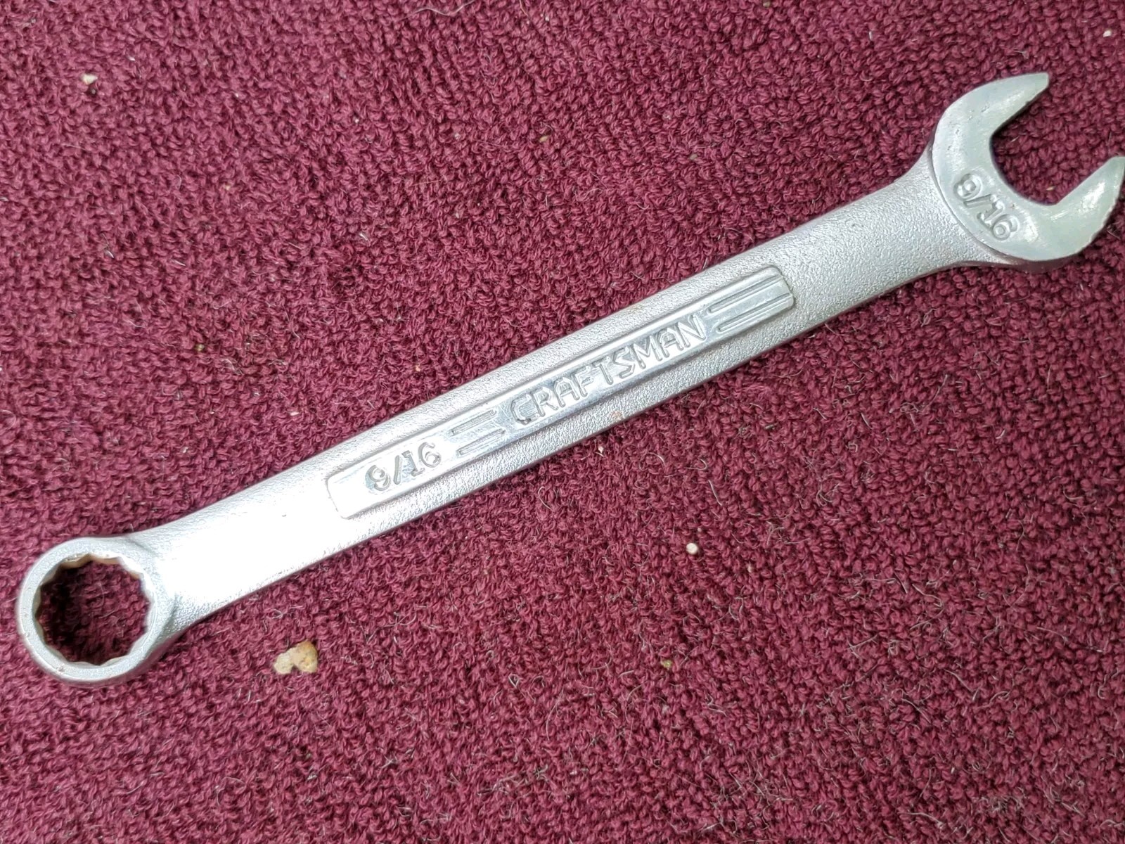Vintage Craftsman USA 9/16" Combination Wrench -VV Series-44696 #4