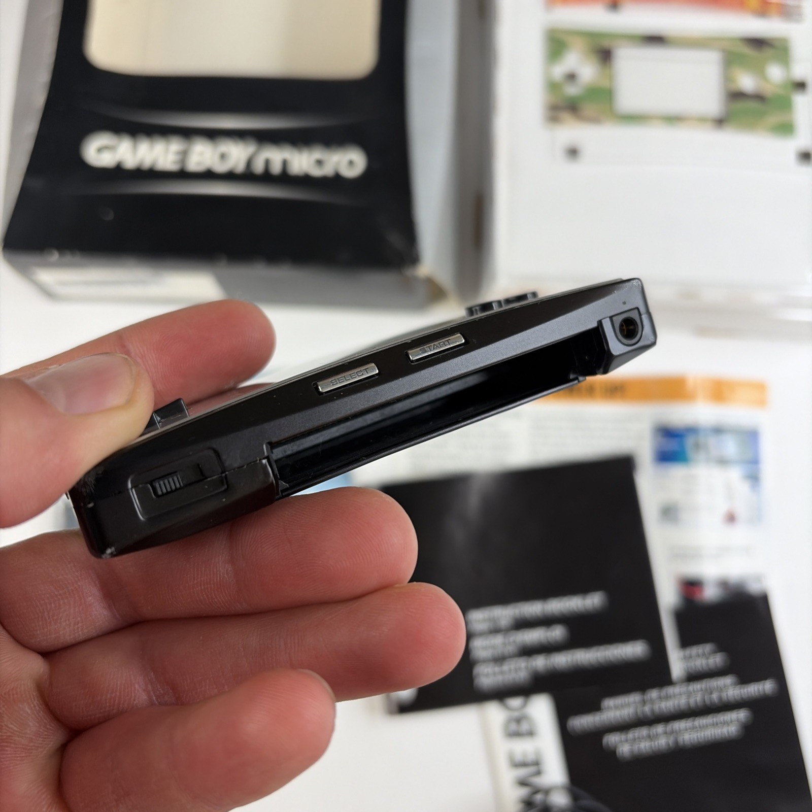Gameboy micro With Complete In big box Inserts, Charger, Faceplates OEM