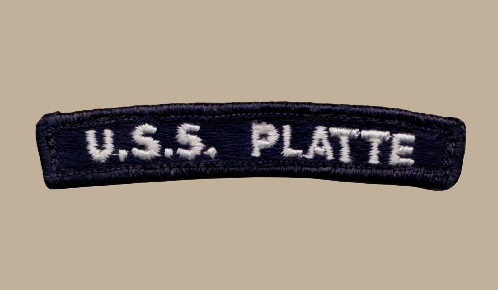 US Navy AO-186 USS Platte Fleet Replenishment Oiler UIM Shoulder Rocker Tab (02)