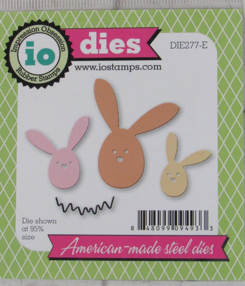 Impression Obsession Easter Bunny Trio Die Cut, DIE277-E