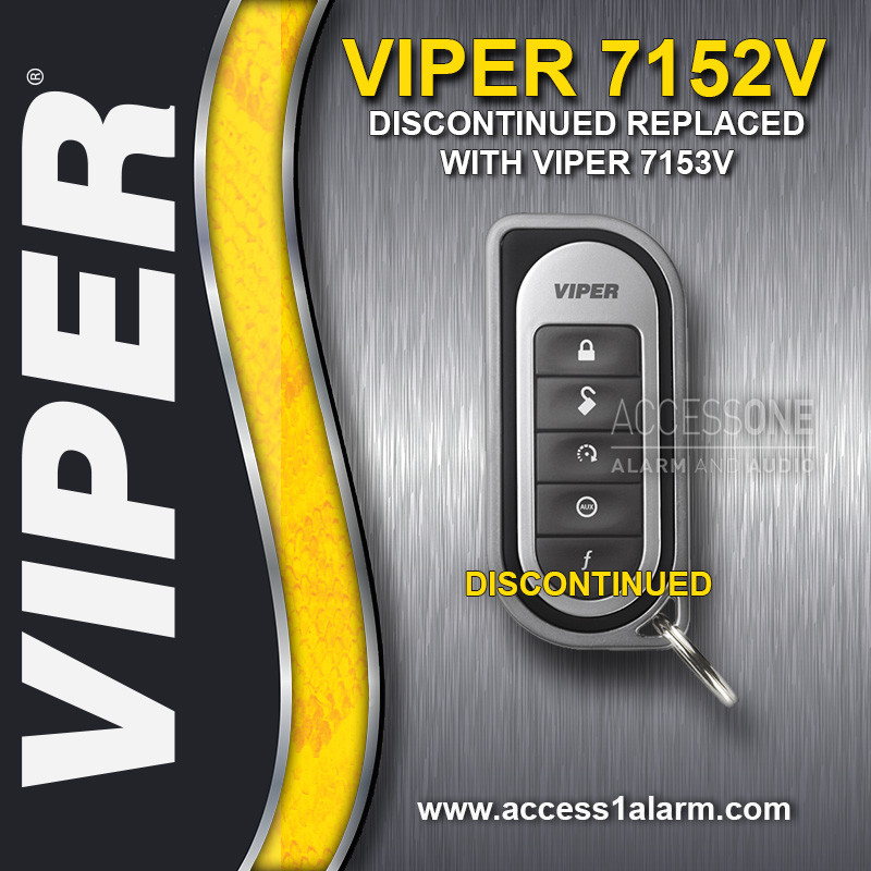 Viper 7152V 1-Way 5-Button Replacement Remote Control Transmitter For 5202V