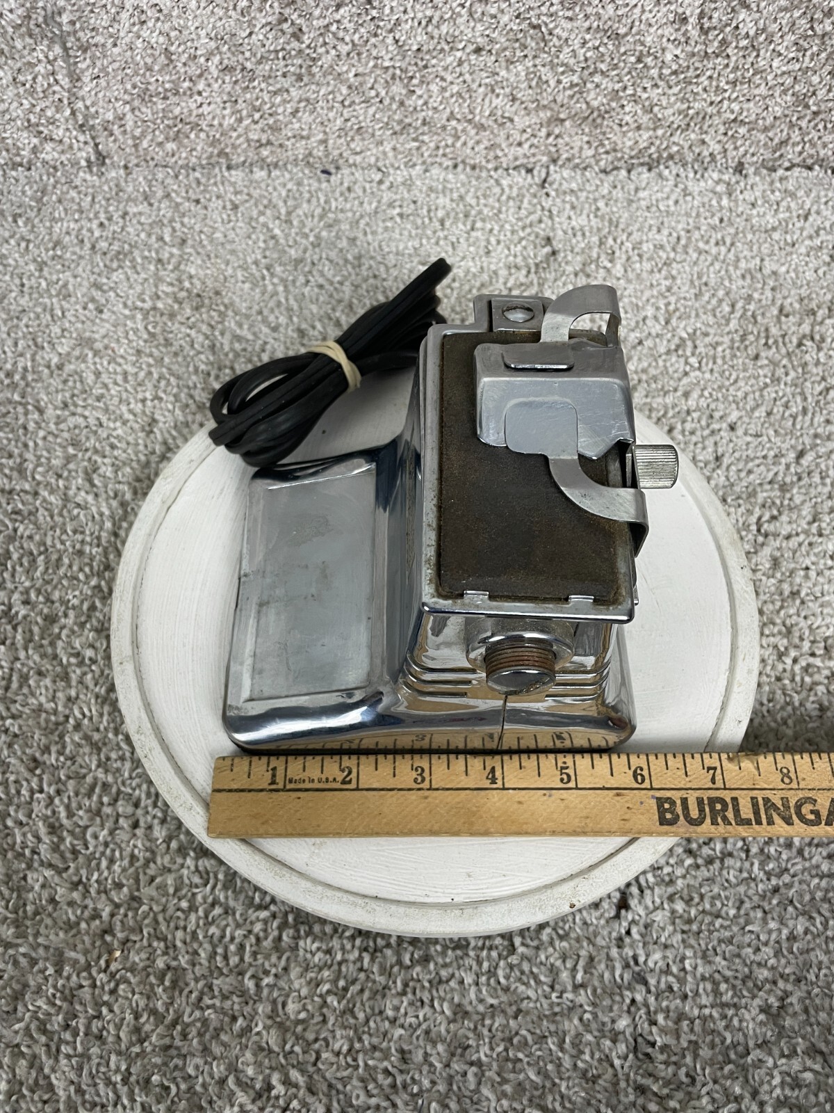 Vintage Syncro Model 400 Electric Sharpener W/ Instruction Tested/Works