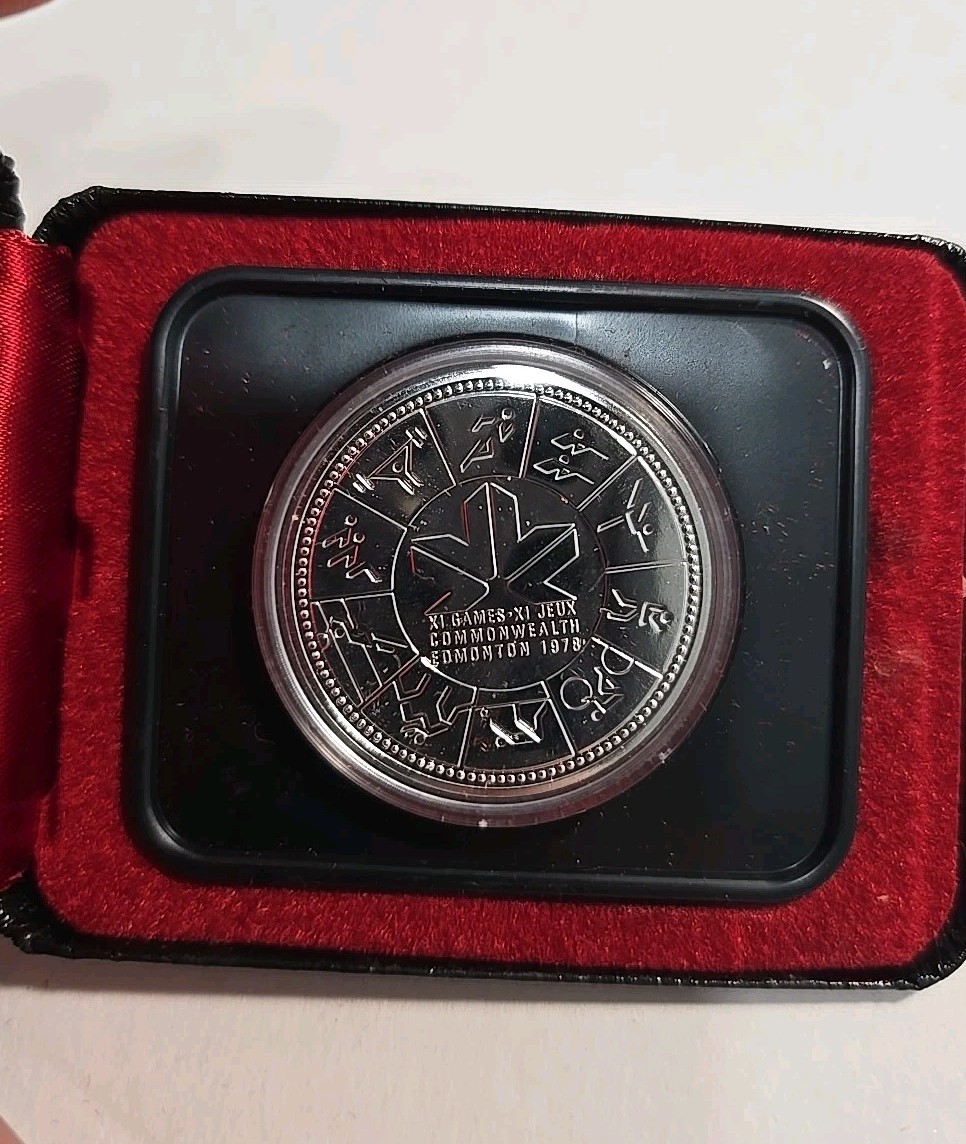 1978 Canada Proof Dollar .500 Silver XI Games Commonwealth Edmonton