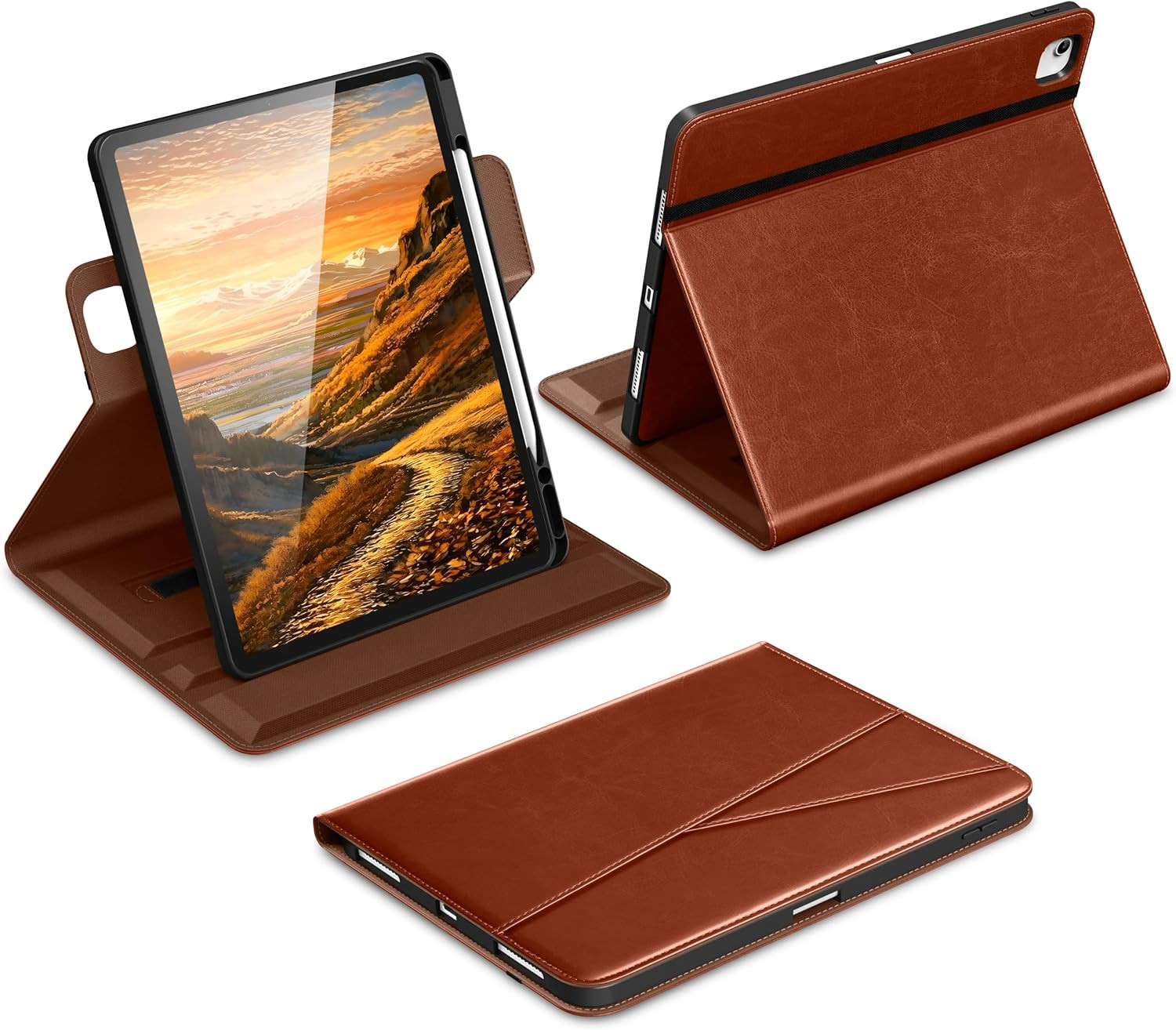 DTTO for Ipad Air 13 Inch Case M4 / M3 / M2 (2026/2025/2024), 360 Degree Rotatin