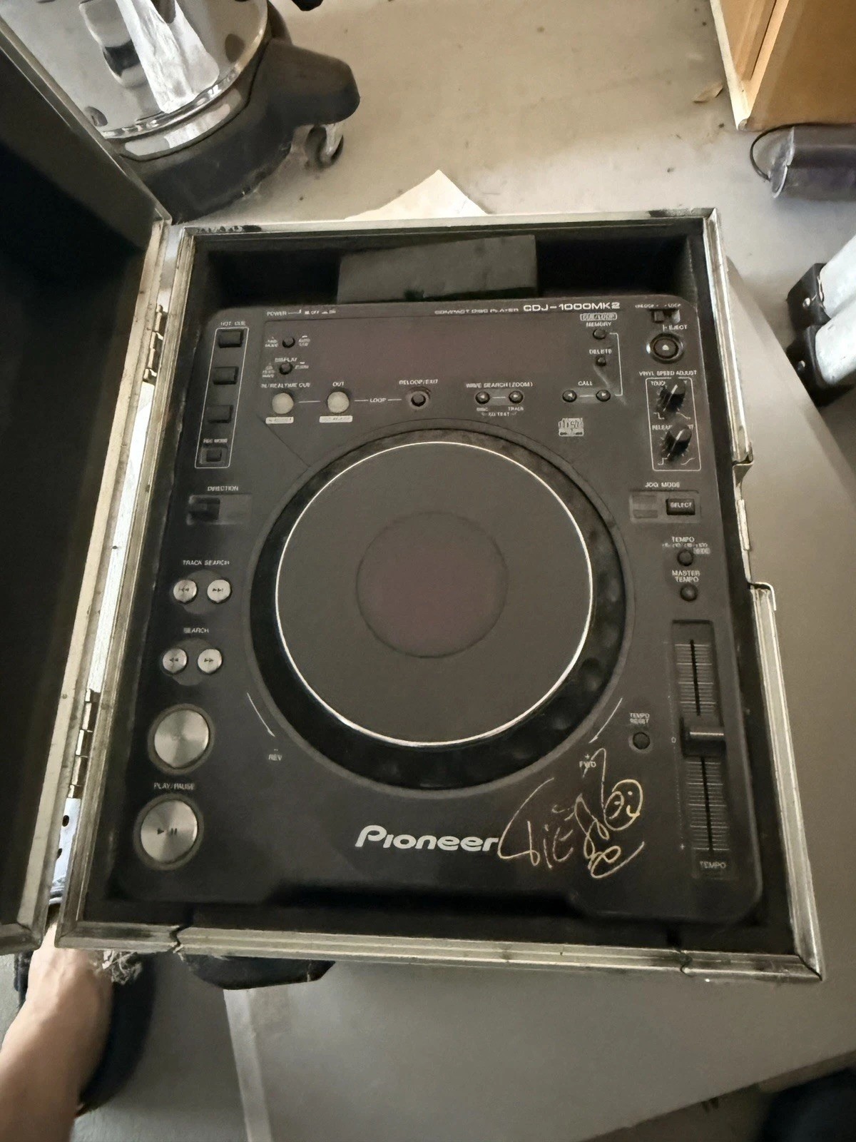 DJ Tiesto Autographed Cd J Player. The Best