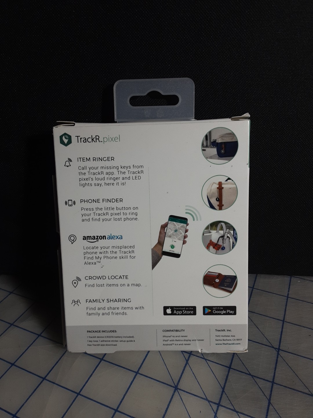 TrackR Pixel Bluetooth Tracking Tracker Device, New
