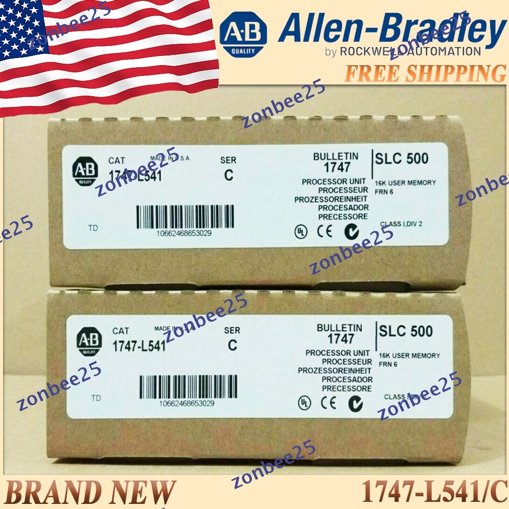 New Sealed AB 1747-L541/C SLC 5/04 16K Controller 1747L541 serC Free Ship US 1PC