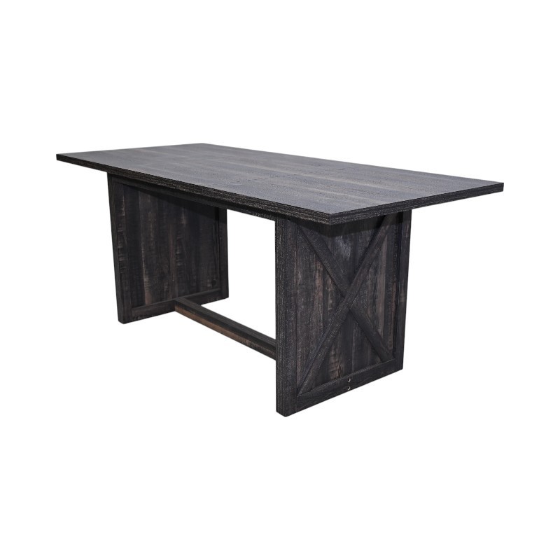 70.87" Farmhouse Large Dining Table for 6-8 People, Rectangular Wood Dining