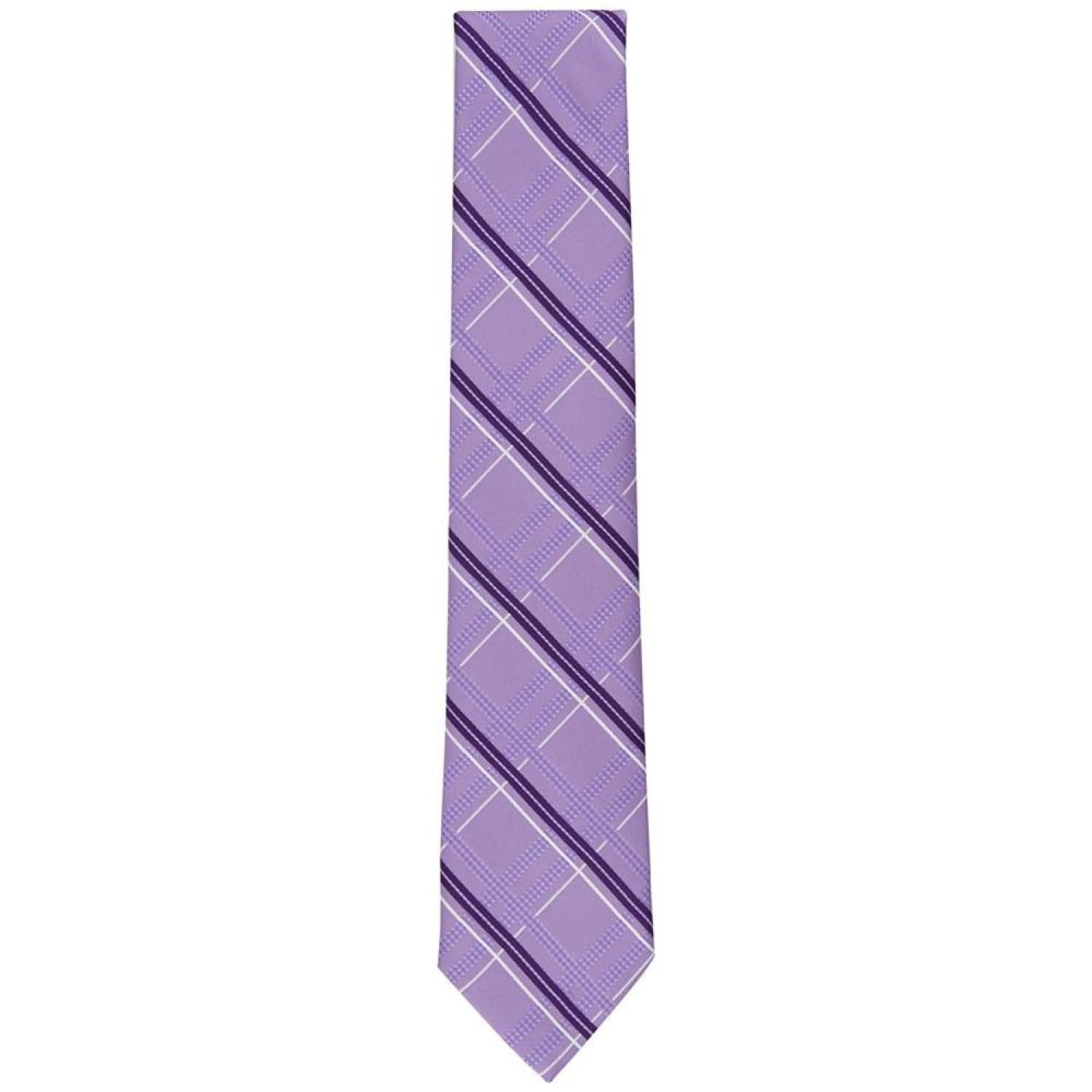 Michael Kors Men's Salerno Plaid Tie - Purple