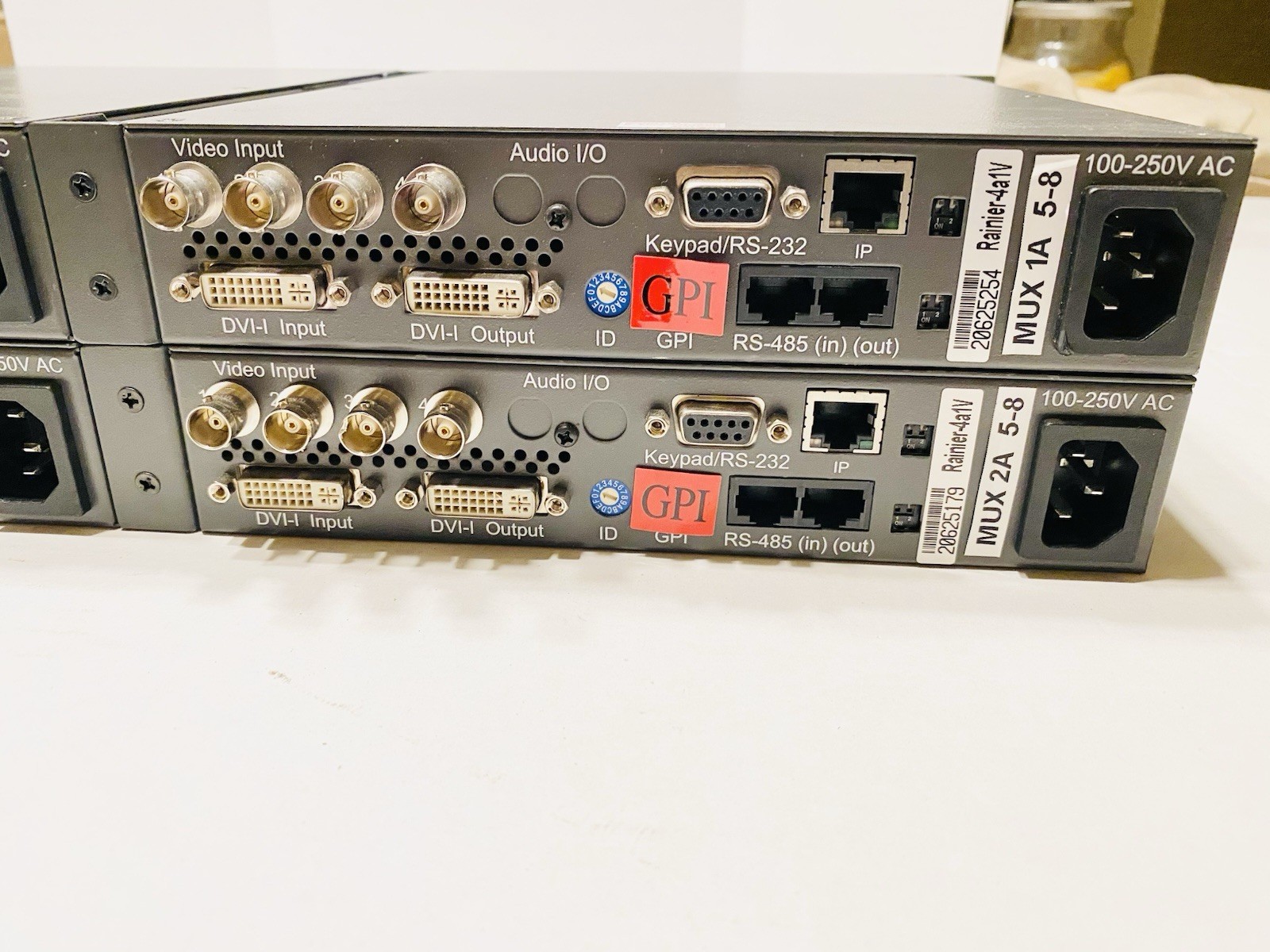 (4) Avitech Rainier 4a1V IP Network DVI MultiViewer UNTESTED, UNKNOWN CONDITION