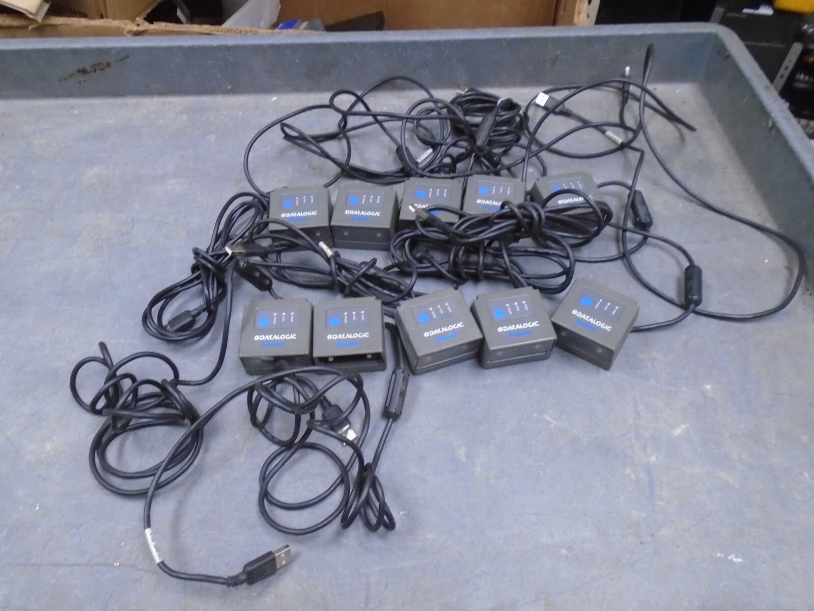 Lot of 10 Datalogic Gryphon GFS4400  USB Fixed Mount Scanners GFS4470-C776