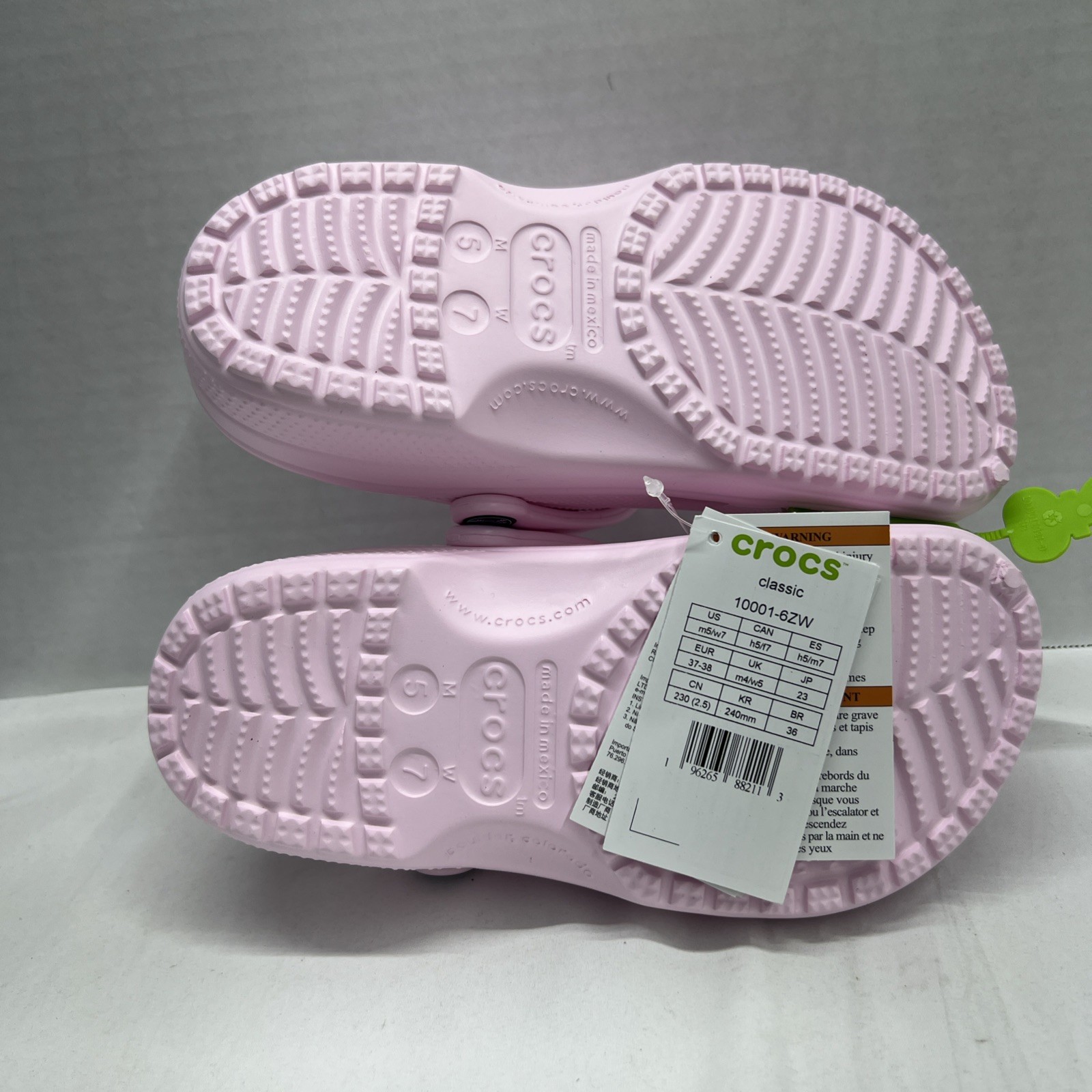 Crocs Classic Clog Pink Milk Unisex Clog Size 7 Women