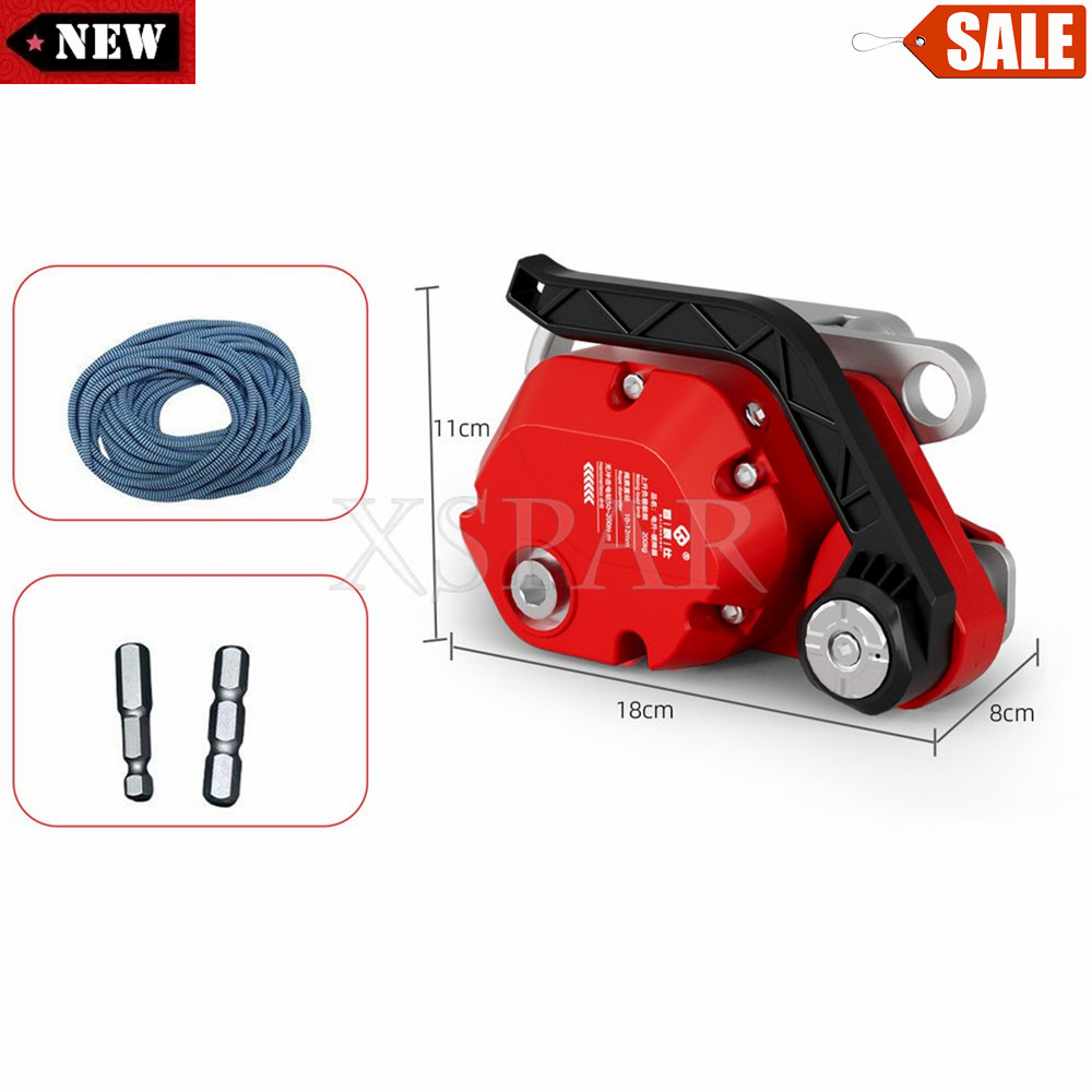 GS400 Portable Lift Descender Rope Climbing Lift Retarder 200KG Load Capacity#