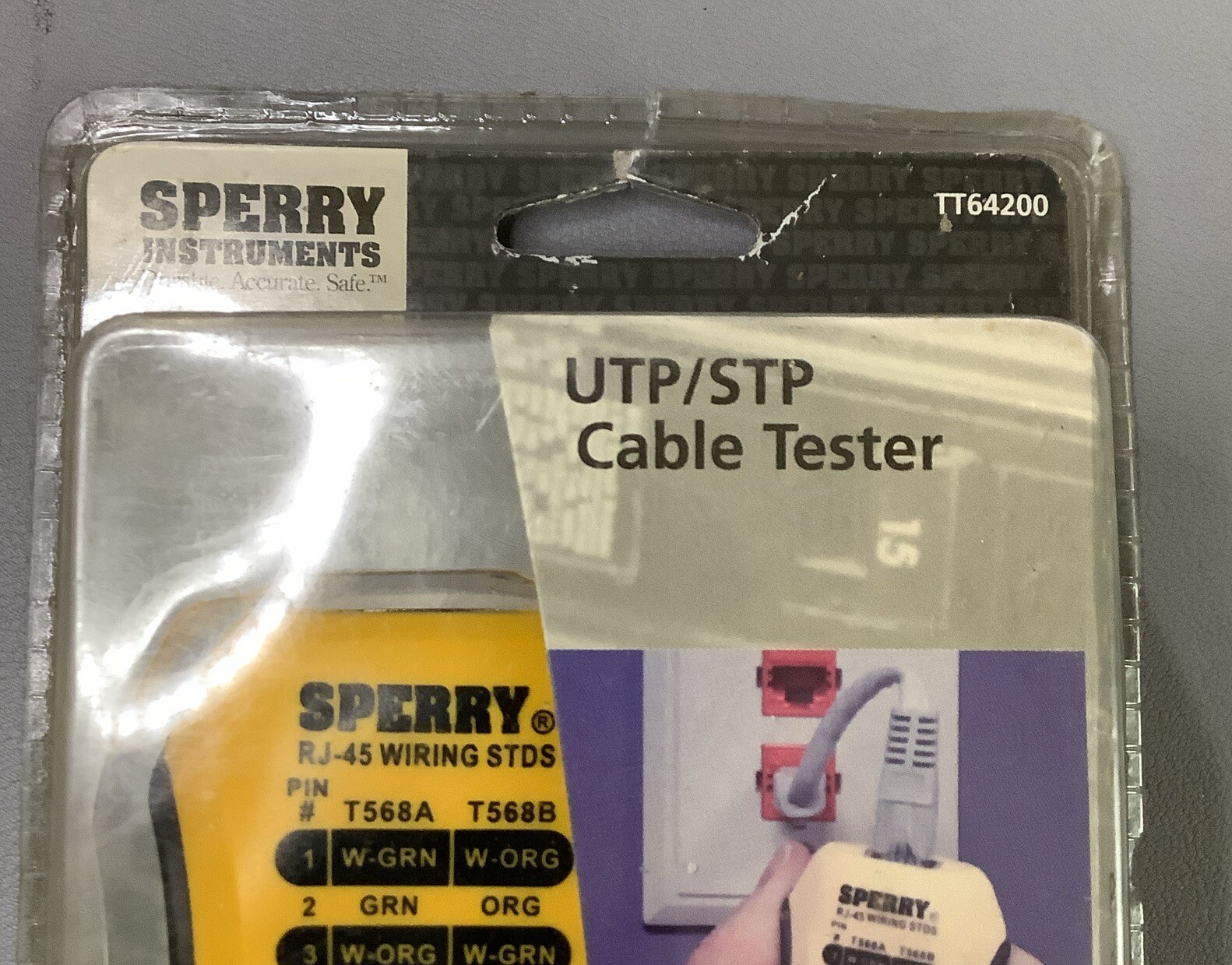 Sperry Instruments TT64200 UTP/STP Cable Tester (b484)