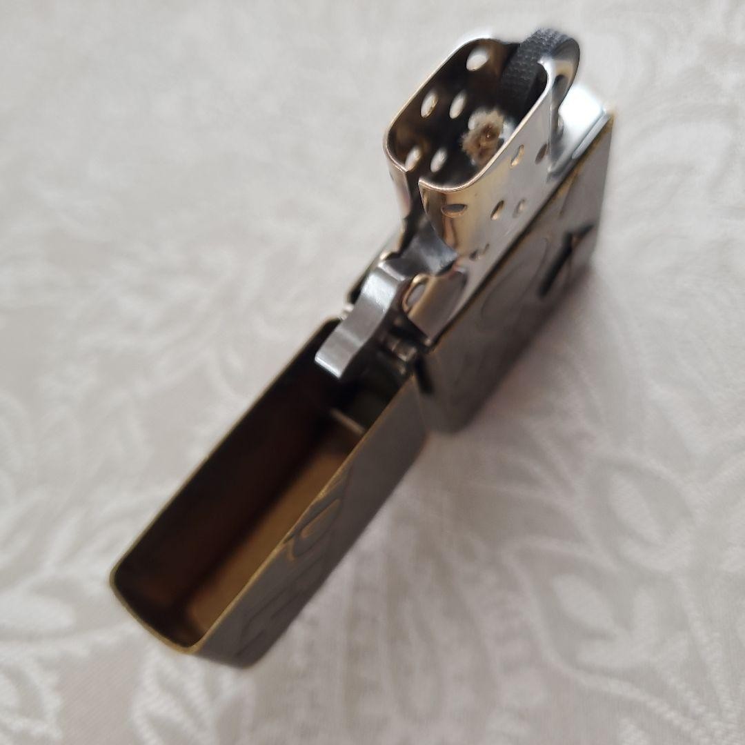 Hope Zippo lighter, 2000 model, antique brass