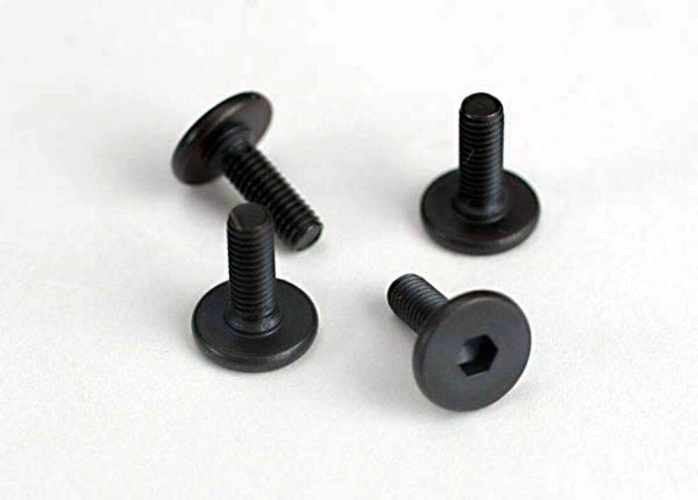 Traxxas Flat-Head Machine Screws 3x10 mm (4) (4859)