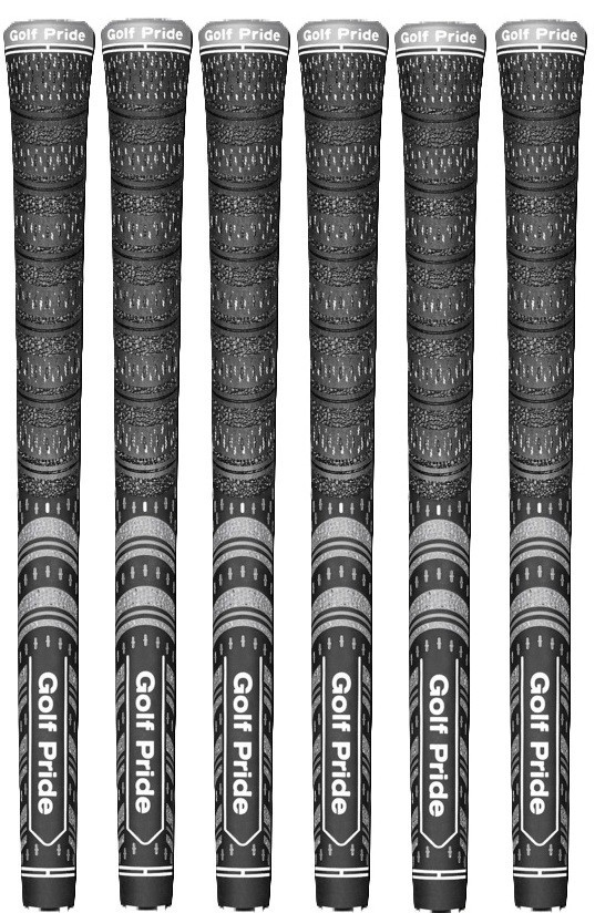 Golf Pride MCC Teams Black & Gray Standard Grip - Set of 6 - The #1 Grip