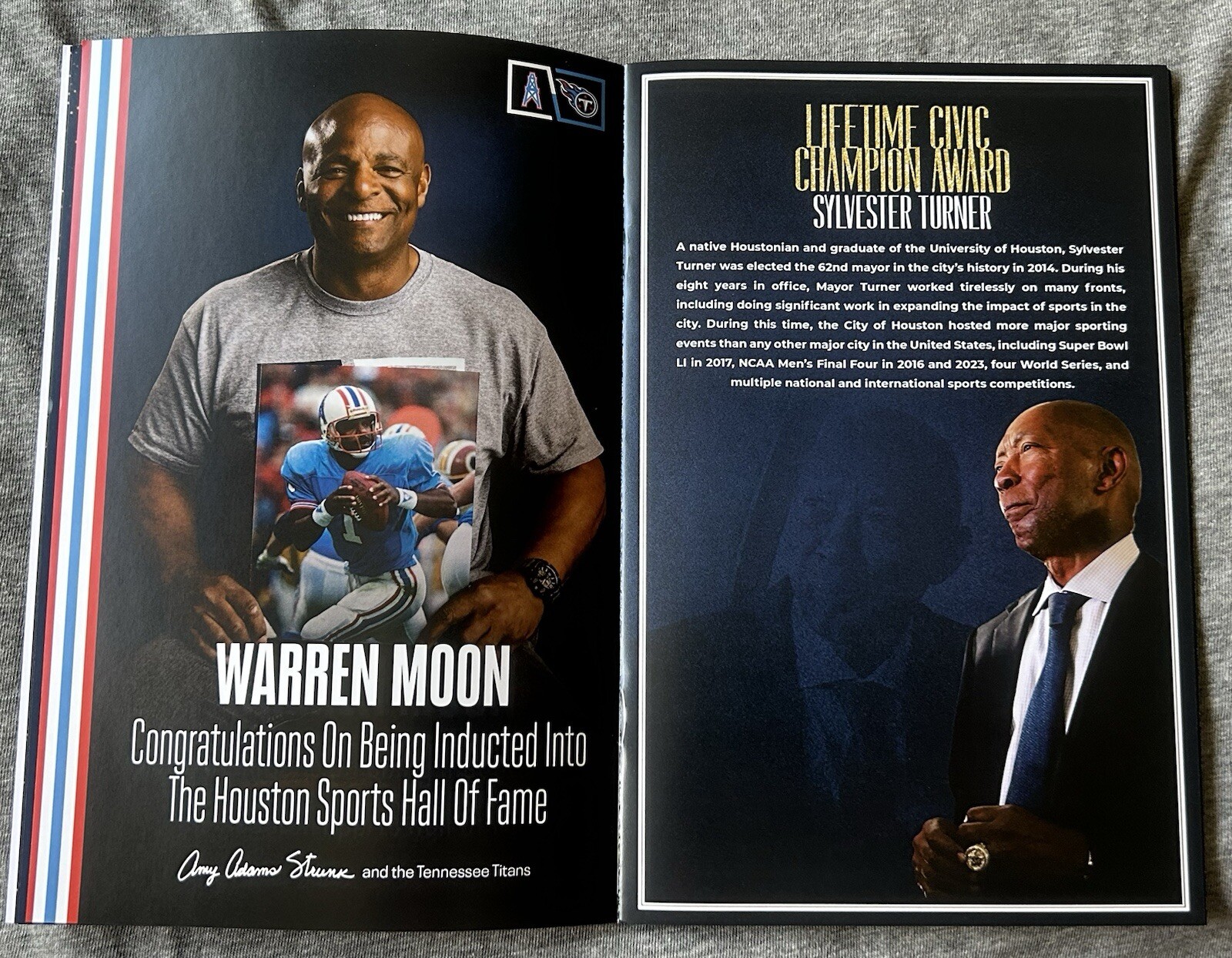Houston Sports Awards 1/30/2024 Program.