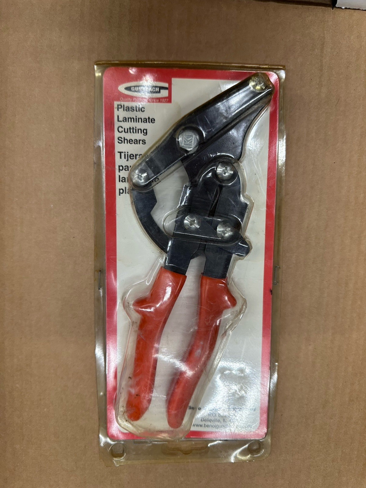 Gundlach Flooring Cutter Plastic Laminate Cutting Shear+Double-Action+SteelBlack