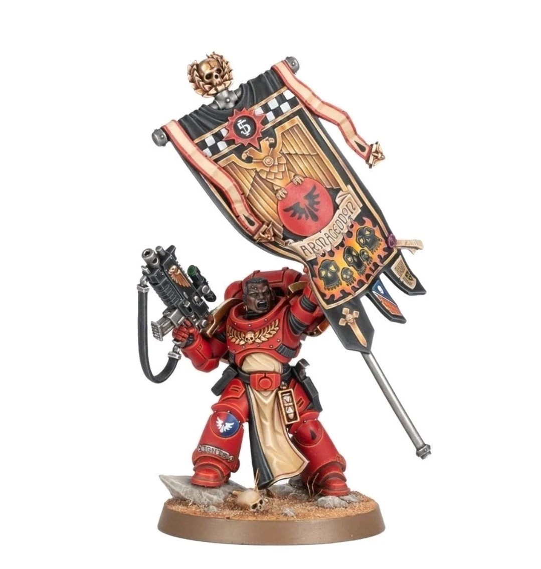 Warhammer 40k Armageddon Space Marine Ancient NEW ON SPRUE