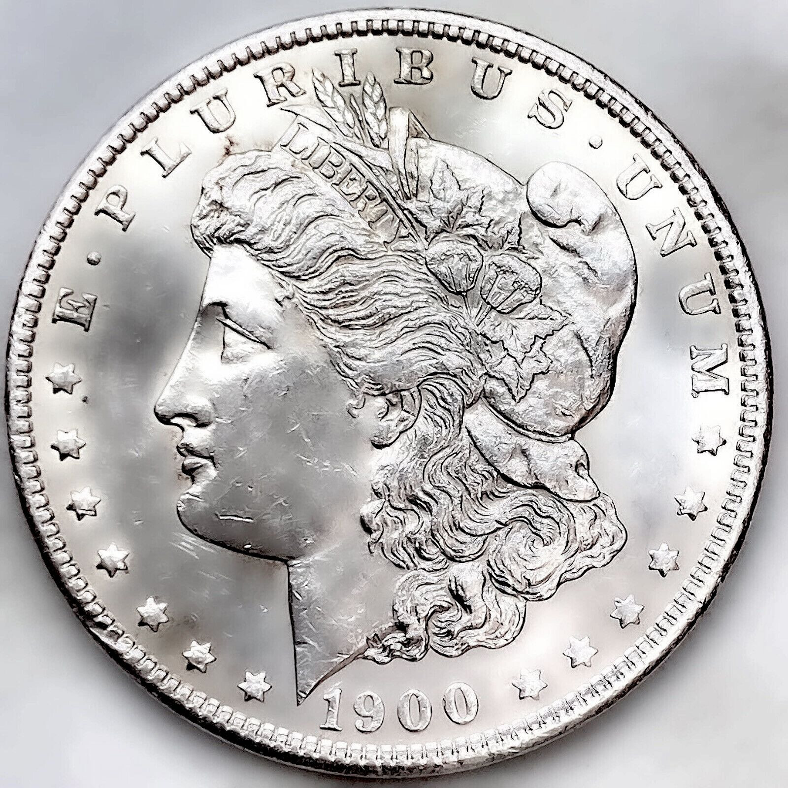 1900-P   CIRCULATED  MORGAN SILVER DOLLAR 90% SILVER $1 US COIN -NICE!  JUN29