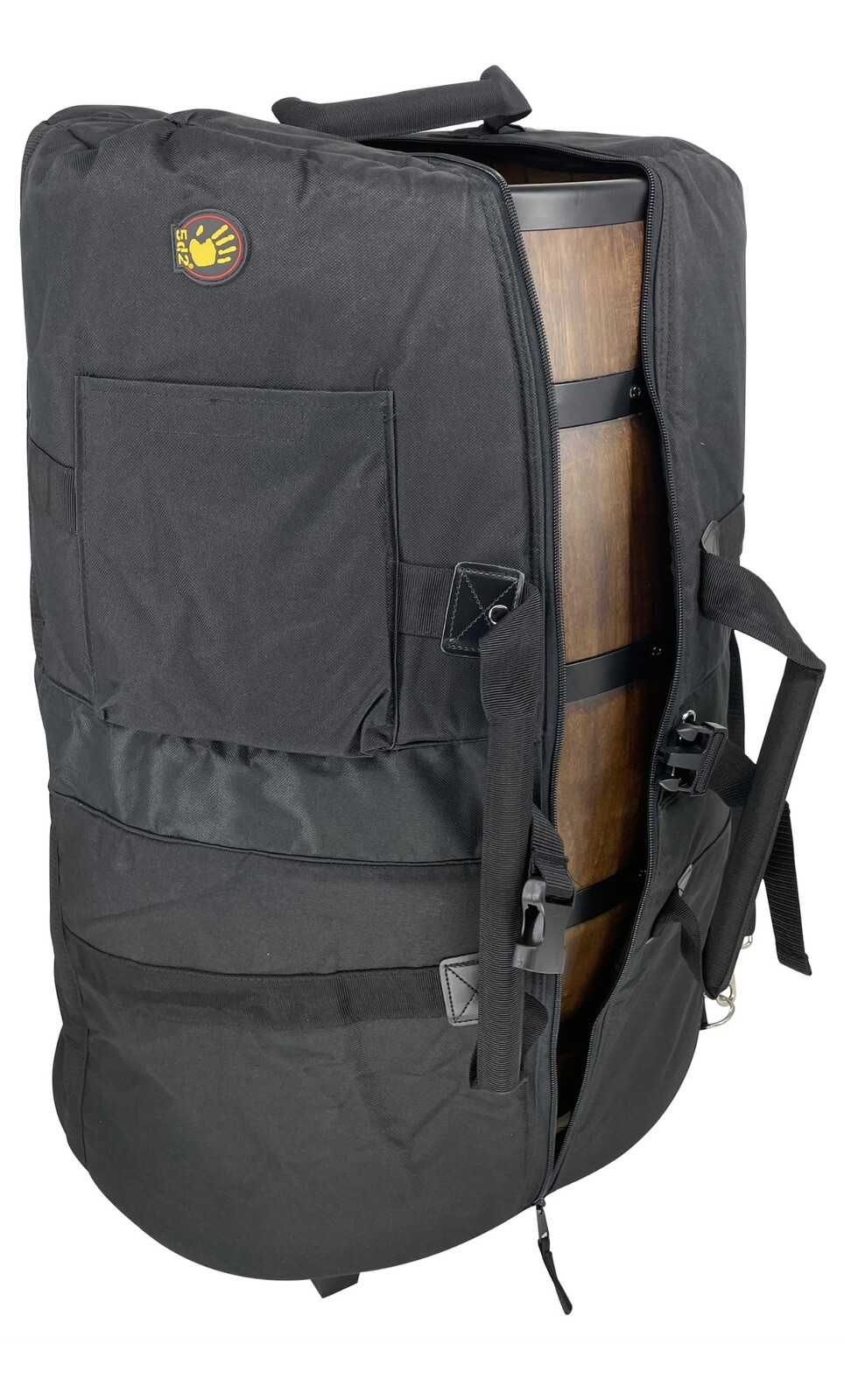 5d2 Barril Padded Gig Bag W/Wheels Estuche Para Barril 14" De Bomba Con Ruedas