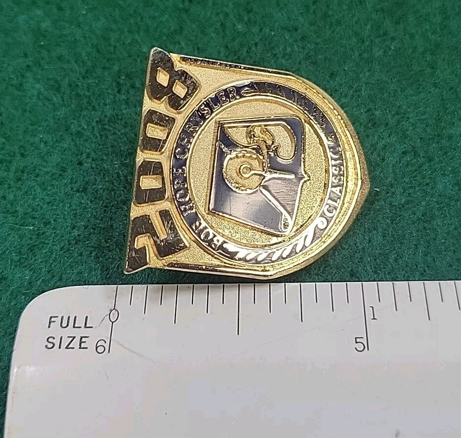 2008 Bob Hope Chrysler Classic Gold Hat Jacket Lapel Pin