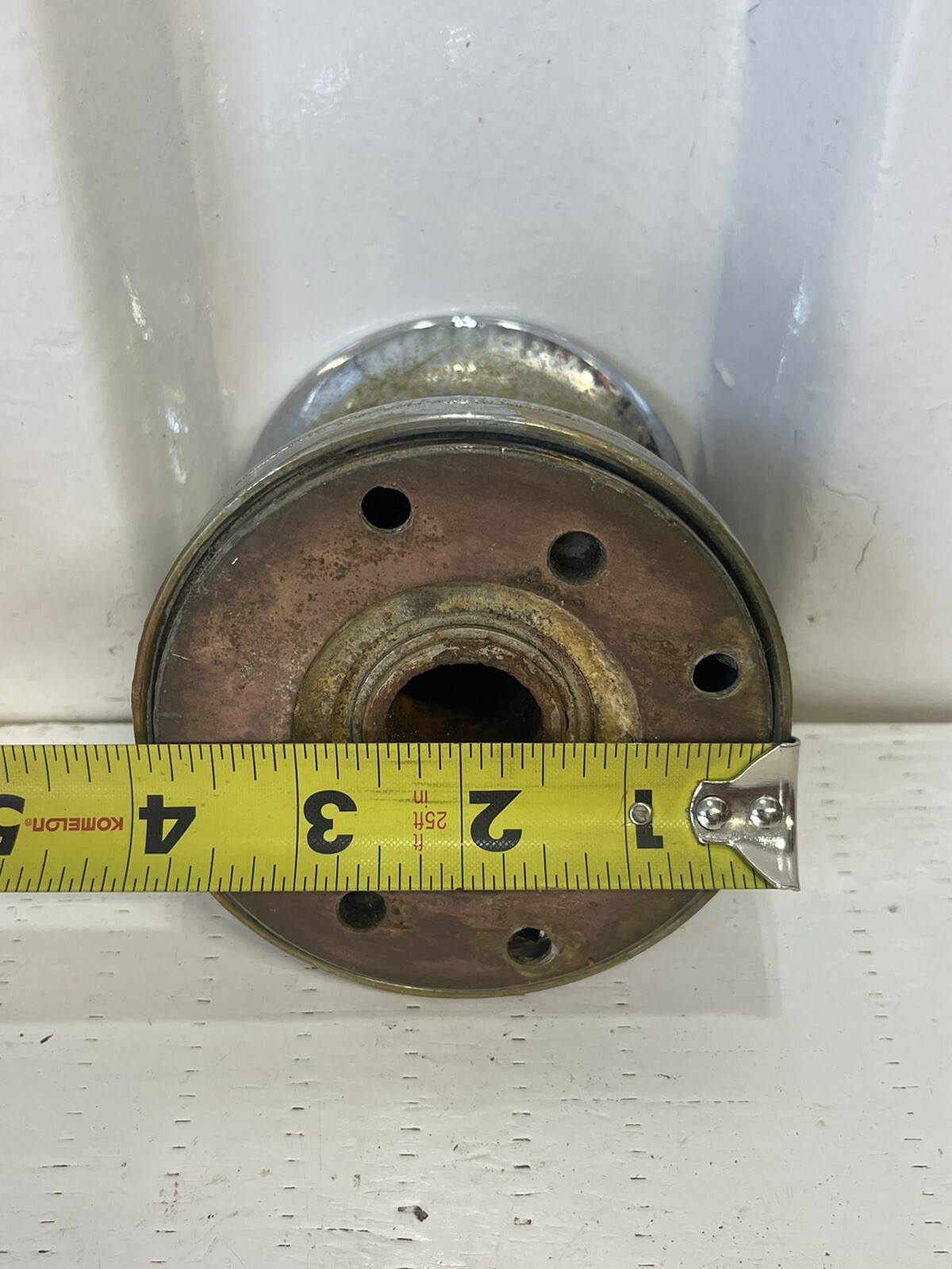 Chromed Brass Barient 10 Sailboat Winch Single Speed