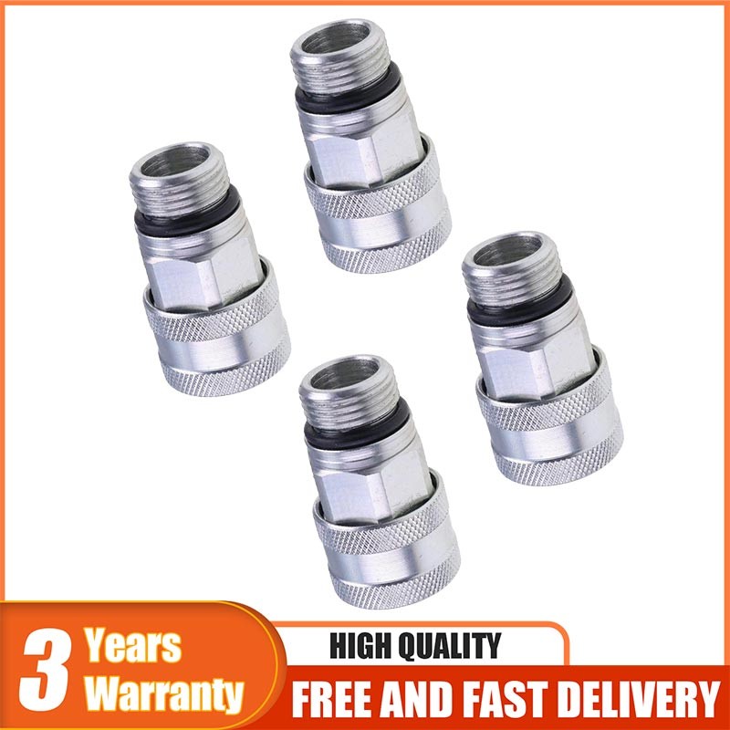 4X For John Deere 415 425 445 455 X700 Hydraulic Quick Connect Coupler AM115139