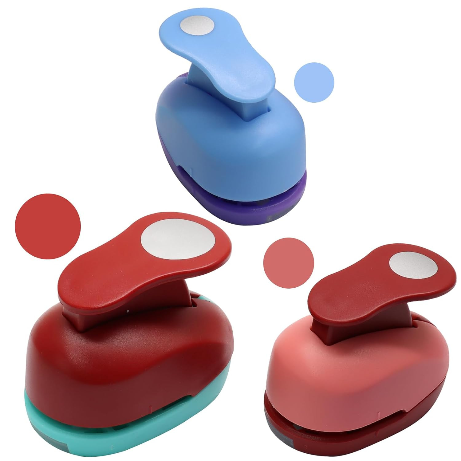 3 Pcs Circle Hole Punch Set | Multi-Size Paper Punch
