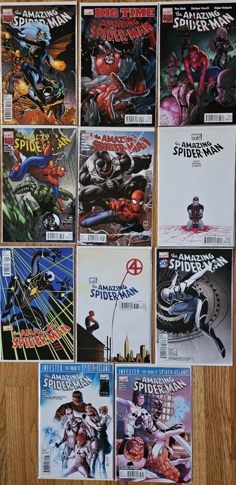 Marvel Amazing Spider-Man volume 2 #651-660, 654.1 11 books NM 2011