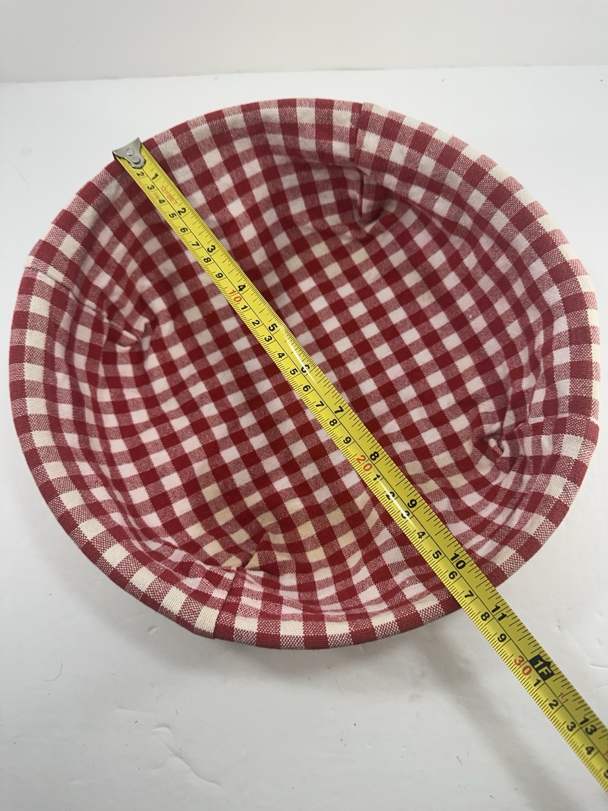 Canadian Maple Basket Round With Liner 10.5”