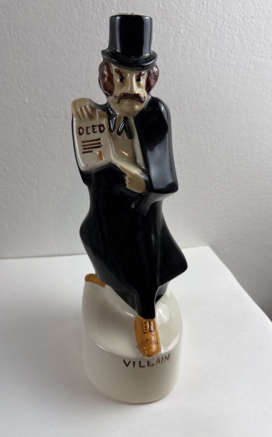 Vintage Royal Enfield Villain No 185 Porcelain Liquor Decanter Kentucky Whiskey
