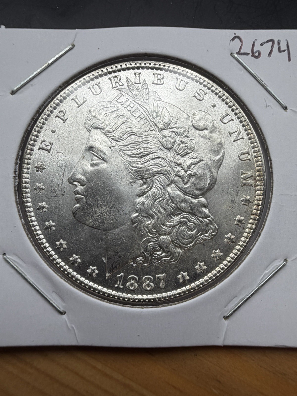 1887 Morgan Dollar - Gem BU - As Shown! (#2674)