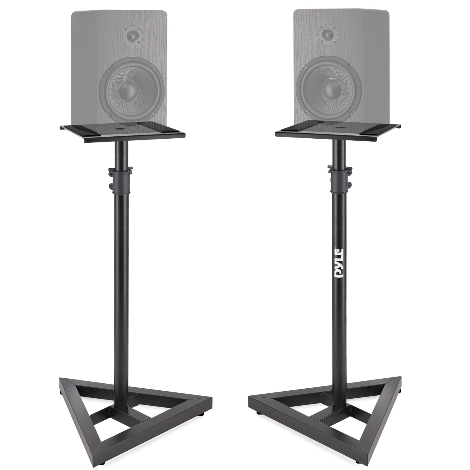 Pyle Speaker Stand Pair of Sound Play 1 and 3 Holder - Telescoping Height