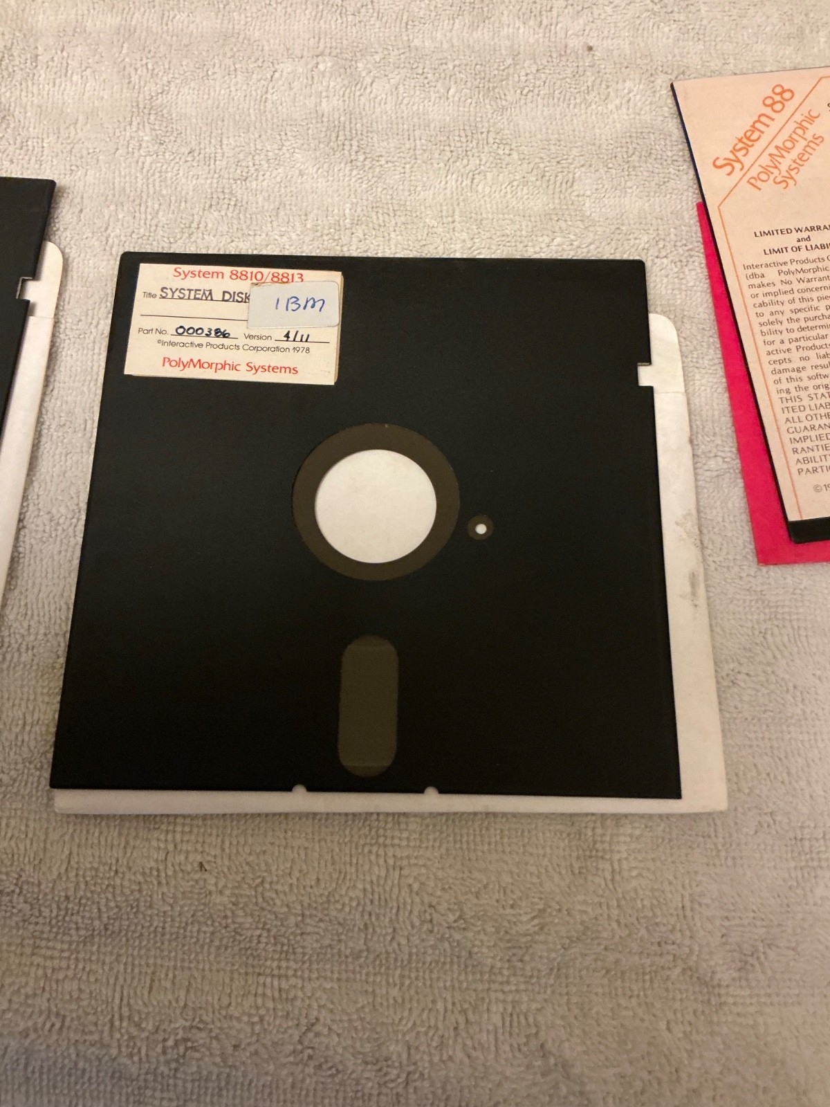 Interactive Products Corporation PolyMorphic Systems 8810/8813 88 5.25 floppy