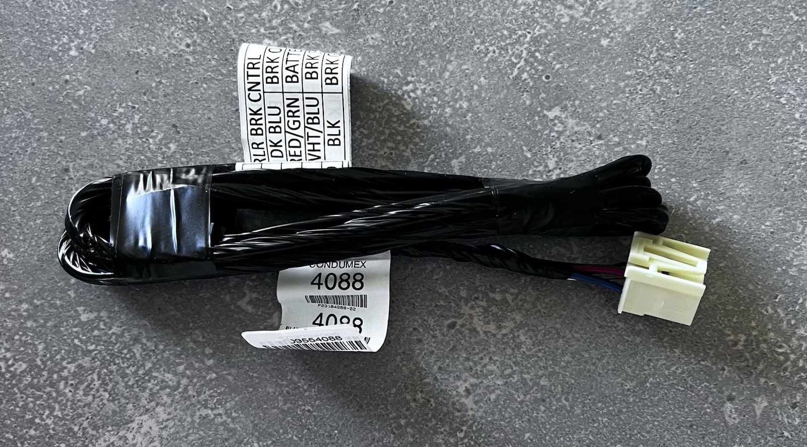 GM Z82 Trailer Connect glove box jumper with instructions
