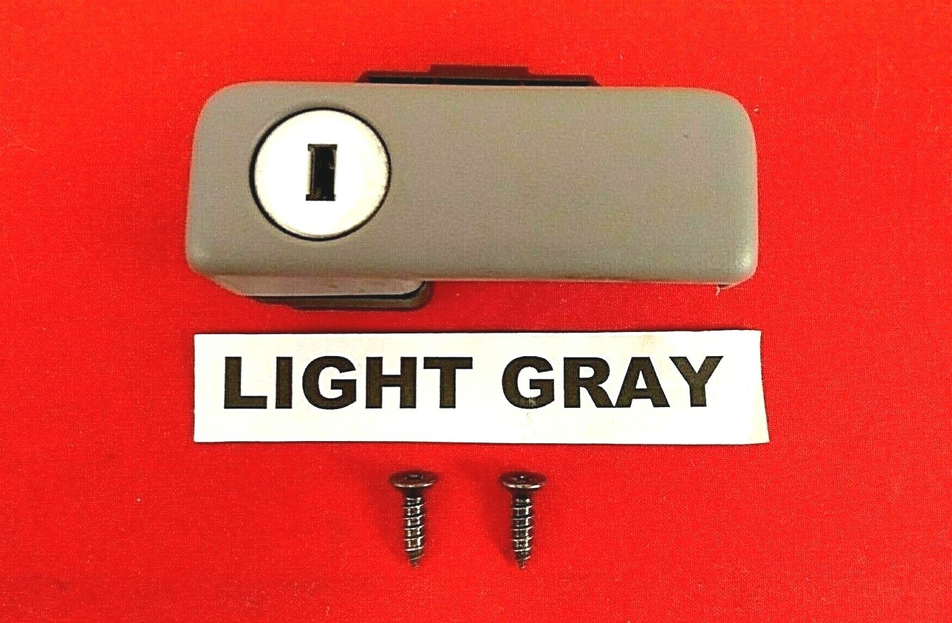 2004-2010 TOYOTA SIENNA GLOVE BOX COMPARTMENT LATCH LOCK HANDLE GRAY STONE OEM