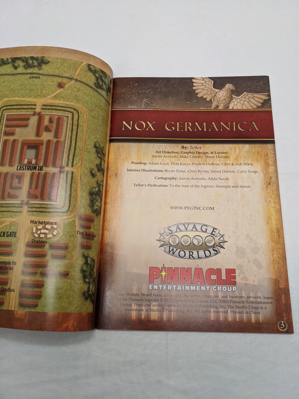Weird Wars Rome Nox Germanica Adventure And DM Screen