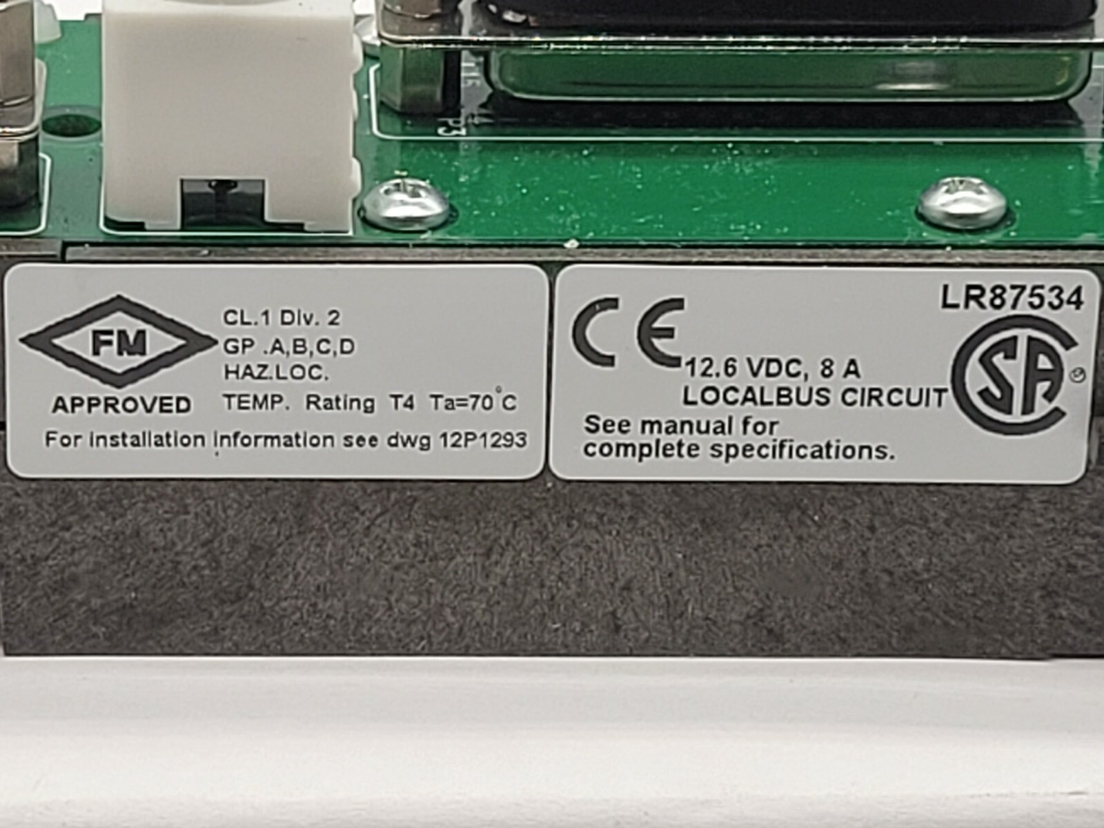 Emerson 12P3373X012 Dual-Right Extender Module Rev. C