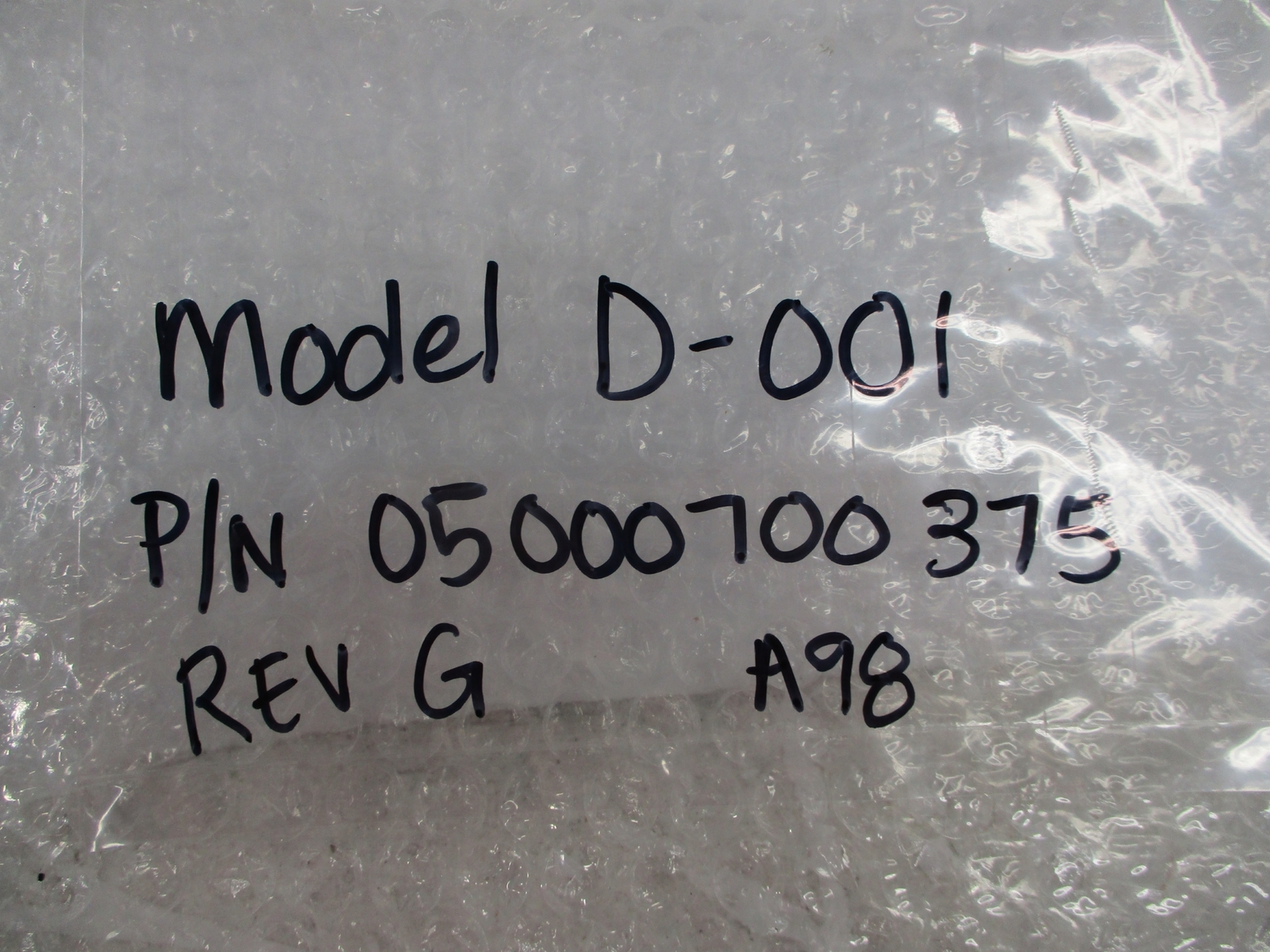ROSEMOUNT 05000700375 D-001 FLOW SENSOR NSNP