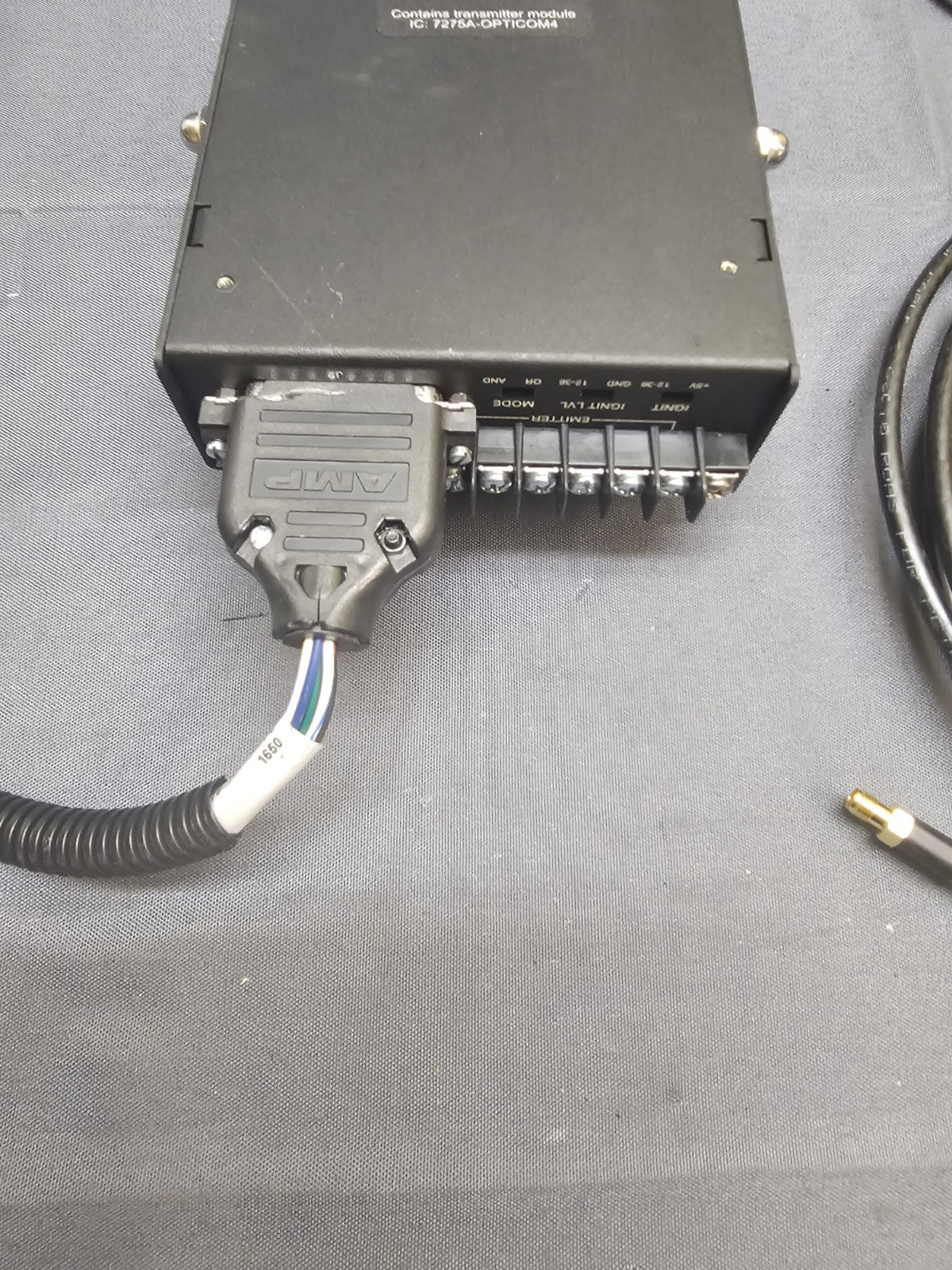 Global Traffic Technologies GTT Opticom 2100 2101 Vehicle Transmitter Radio GPS