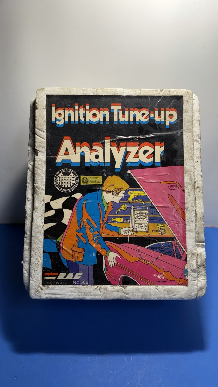 Vintage EAC Ignition Tune-Up Analyzer Model 566 Dwell Tach Volt Amp – Untested