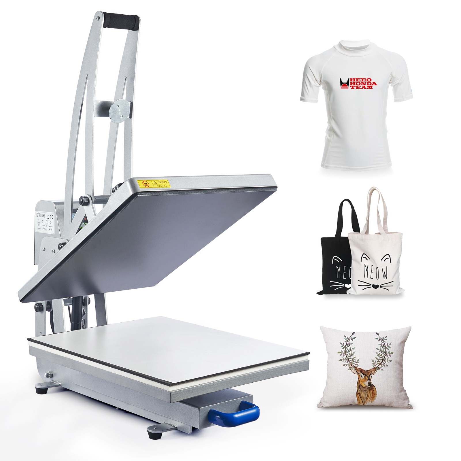 CREWORKS Heat Press Machine 16x20" Inch Auto Open Heat Transfer Printing Machine