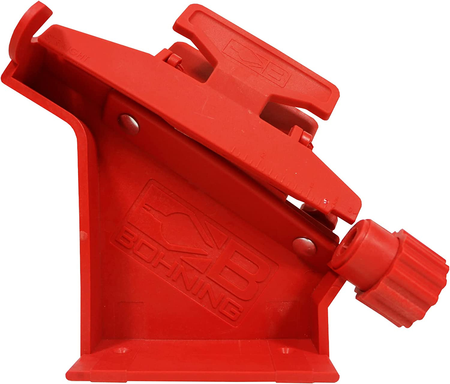 Pro Class Fletching Jig with Straight Clamp Red